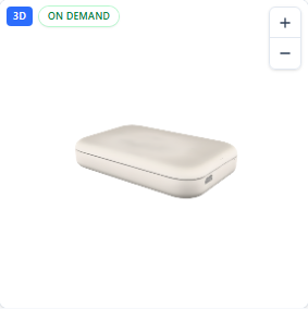 Hermosa 2.1A Output 5000mAh Card Shape Power Bank in White